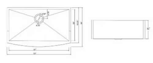 APS3320 - Apron Farm Sink